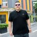 Herrenbekleidung Neues Sommer-T-Shirt mit kurzen Ärmeln und Revers in Übergröße für Herren, extragroß, lockeres Business-Poloshirt für den Sommer_voghion.com