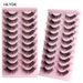 Ripsmepikenduste komplekt Kõrge mink EYELASH Mitmekihiline paks, FLuffy EYELASH 8D_voghion.com