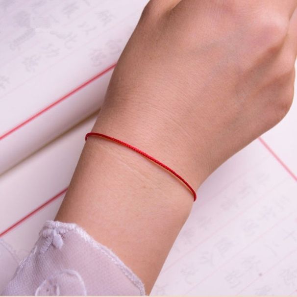 Woven Red String Protective Bracelet Hand Rope Men Women Anklet For Students And Couples Simple Creative Gift_voghion.com