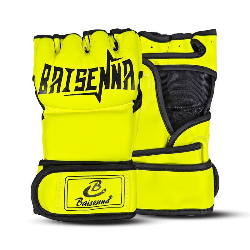 Boxing Gloves For Adult Men, Half Finger Training, Professional Combat Boxing Gloves, MMA, Sandboxing, Sandbags,_voghion.com