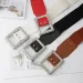 Belts Fashion Elastic Leather Wide Belt For Women Square Rhinestone Buckle Waist Strap Corset Girdle Female Waistband_voghion.com