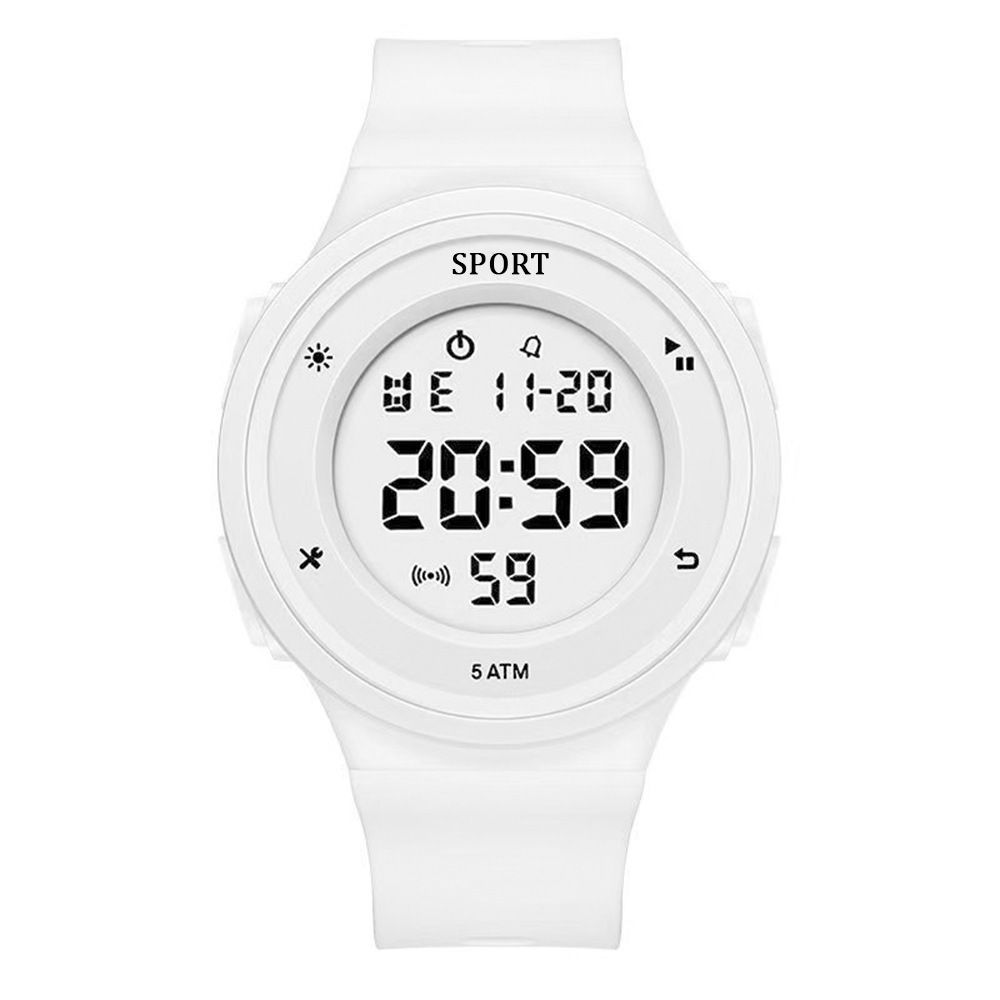 Simple And Minimalist Running Night Light Children's Electronic Watch Timing Multifunctional Primary And Secondary School Student Electronic Watch Fo_voghion.com