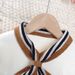 Autumn new style girls sweater skirt suit Korean style fashionable baby girl children's clothing college style sweater striped two-piece set_voghion.com