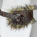 Bohemian Fringe & Faux Fur Belt - Adjustable Wide Waist Cincher For Winter Chic & Y2K Vibes_voghion.com