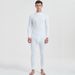 Thermal Set Round Neck Warm Underwear Autumn Pure Men's Winter Mid-Neck Plus Size Base Layer Cotton Sweater_voghion.com