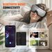 VEVOR Beheiztes Augenmassagegerät, Augenpflegegerät, 5 Modi, Bluetooth-Musik, 180° faltbar_voghion.com