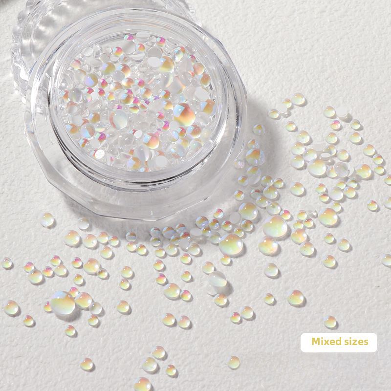 Accessori per nail art con perline a bolle a forma di sirena - Misure miste_voghion.com