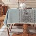Nouvelle nappe chinoise de style classique, légère et luxueuse, rectangulaire, pour table à manger, table basse_voghion.com