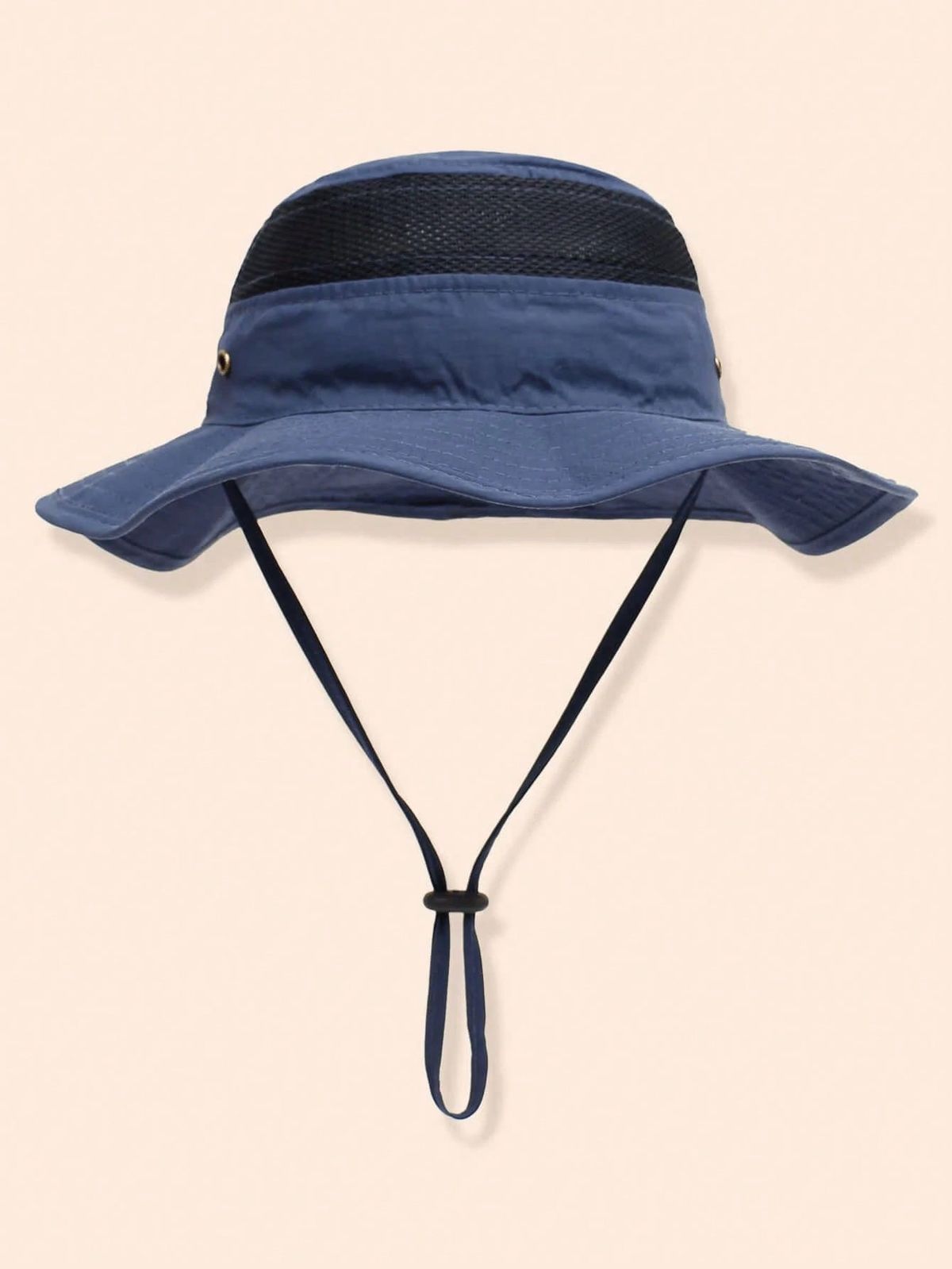 1 Stück Atmungsaktiver Sonnenhut aus Netzstoff, UV-Schutz-Eimerhut für den Außenbereich, einfarbiger Strandhut für den Sommer_voghion.com