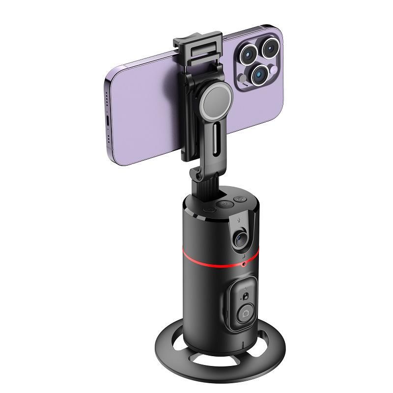 Estabilizador de seguimiento facial inteligente PTZ P02 de 360°, muy vendido, soporte para transmisión en vivo, panorámico, antivibración_voghion.com