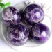 Natural Amethyst Crystal Ball Polished Reiki Healing Sphere For Meditation Massage Room Decor Spiritual Gift Energy_voghion.com
