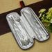 Coltello, forchetta, cucchiaio, bacchette in acciaio inossidabile, set di stoviglie portatili per picnic all'aperto, cucchiaio, bacchette, cannuccia, borsa portaoggetti_voghion.com