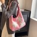 Star Pattern Women's Trendy One Shoulder Underarm Bag With Large Capacity And Versatile Student Commuting Tote Bag_voghion.com