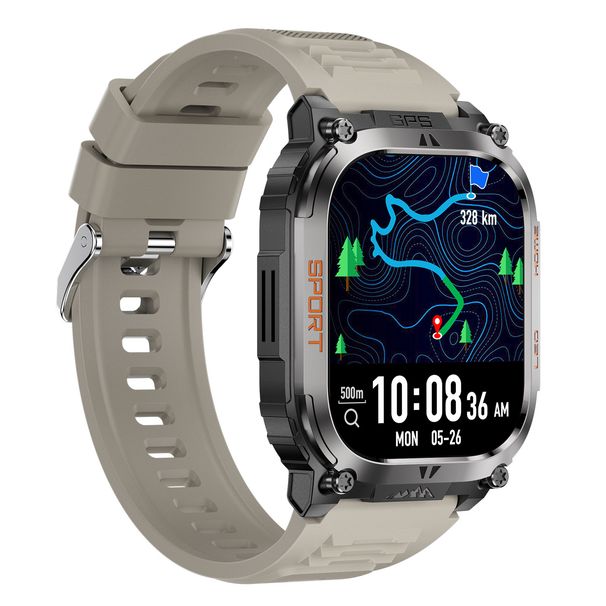 Reloj inteligente QX18 con Bluetooth, GPS, deportivo, resistente al agua, 630 mAh, linterna, cinco posiciones, nuevo_voghion.com