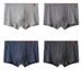 Vitality Herrenunterwäsche mit Streifenmuster, Xinjiang-Baumwolle, antibakteriell, atmungsaktiv, mittelhoch geschnitten, große Größen, Graphen-Zwickel im Schritt, Boxershorts, Großhandel_voghion.com
