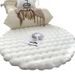 tapis rond en peluche lapin canapé salon table basse chambre vestiaire coiffeuse tapis tapis rond blanc_voghion.com
