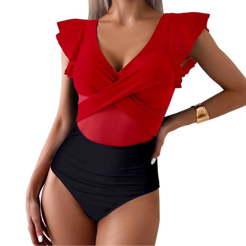 Maillot de bain une pièce de sport à séchage rapide pour femme_voghion.com