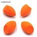 Cotton Pads Orange Bevel Hydrophilic Non Latex Bevel Powder Puff 40*66mm_voghion.com