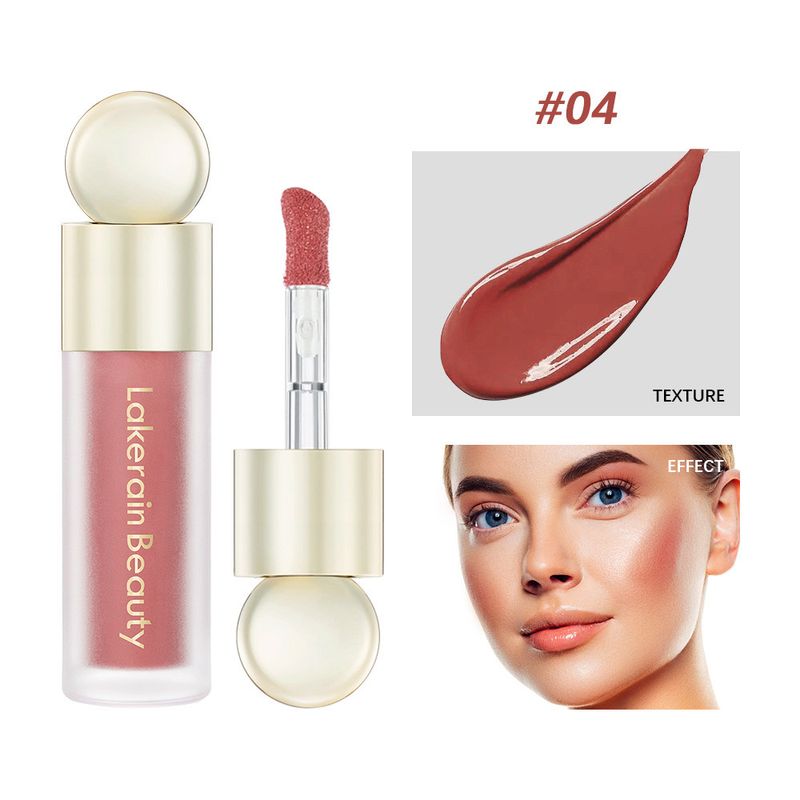 Liquid powder blusher peach cream makeup powder blusher palette powder blusher facial contour powder blusher cosmetics_voghion.com