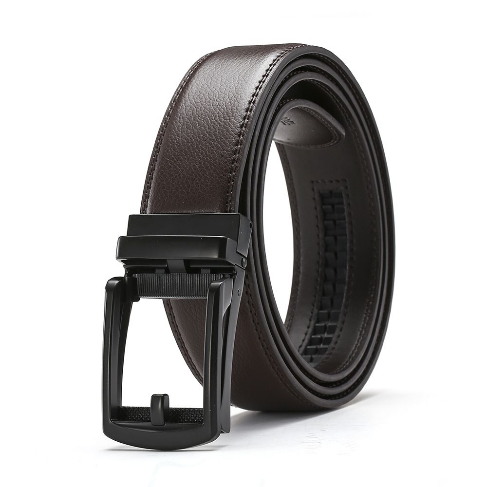 2023 New Hot Selling Belt: Men's Automatic Buckle, False Needle Buckle Belt, Cowhide, False Needle Buckle Belt, Genuine Leather_voghion.com