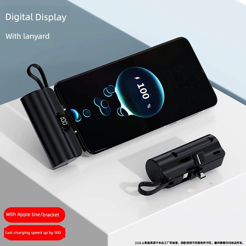 Movable Capsule Pocket Power Bank Compact Portable Wireless_voghion.com