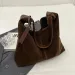 - Women's Soft Suede Shoulder Bag With Magnetic Closure, Large Capacity Hobo Purse For Work Or Travel_voghion.com