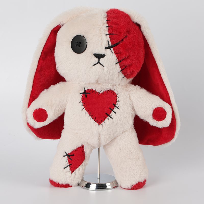 Rabbit And Kitten Love Plush Toy Soft And Adorable 30cm Kids Gift_voghion.com