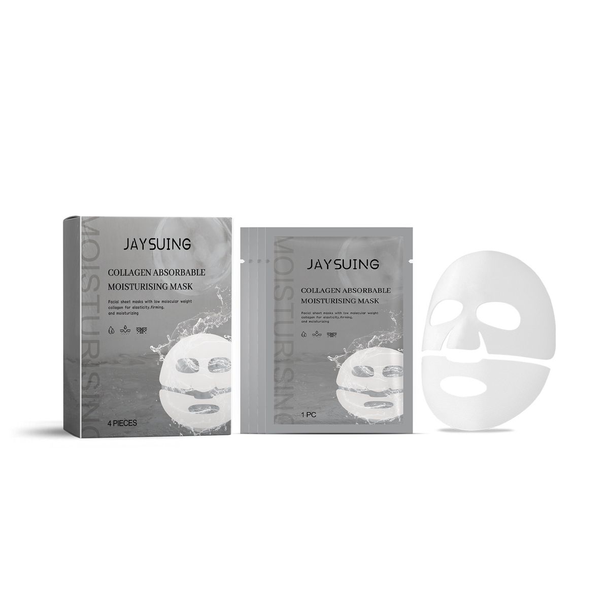 Collagen mask, gently cleans the skin, refreshes and is not sticky, cares for hydration, moisturizes and moisturizes_voghion.com