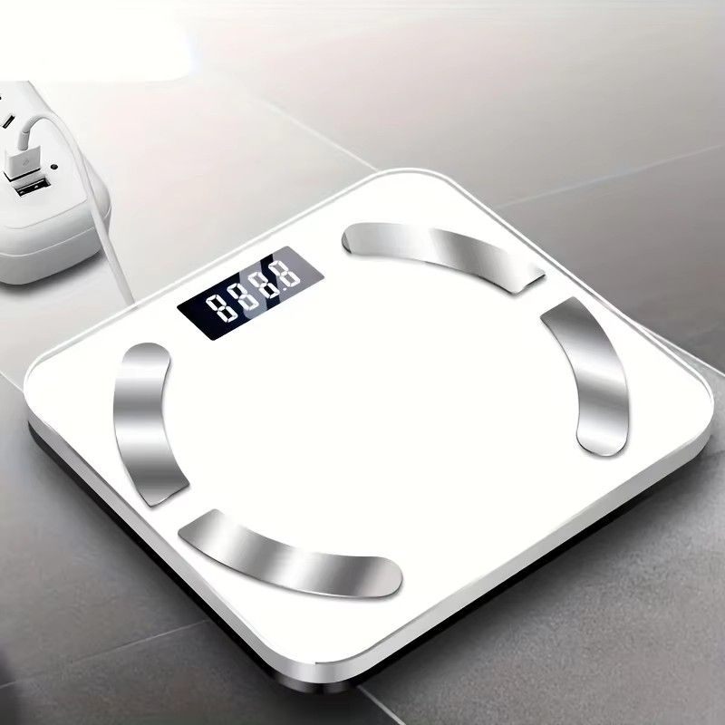 1pc Bluetooth Body Fat Scale - Smart Weight Scale With App Connectivity, Accurate Measurement Of Body Weight, Fat Percentage_voghion.com