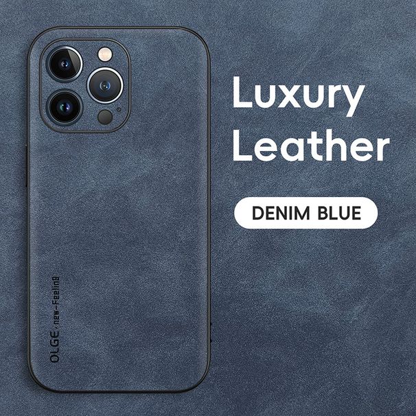 Leder-Telefon-Hülle für IPhone 15 14 13 12 11 X XS XR Pro Max Plus Schutz Stoßfeste Abdeckung_voghion.com