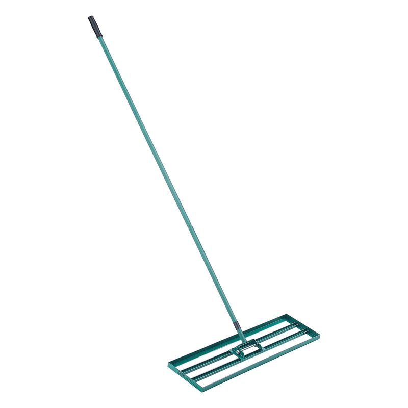 VEVOR Lawn Leveling Rake, 36"x10" Level Lawn Tool, Heavy-duty Lawn Leveler With 78" Steel Extended Handle, Yard Leveling Rake Suit For Garden, Golf Lawn, Farm_voghion.com