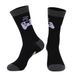 Farblich passende Plus-Size-Casual-Fußsohlen Buchstaben Waken Sweat Game Tube Socken Socken aus reiner Baumwolle für Männer_voghion.com