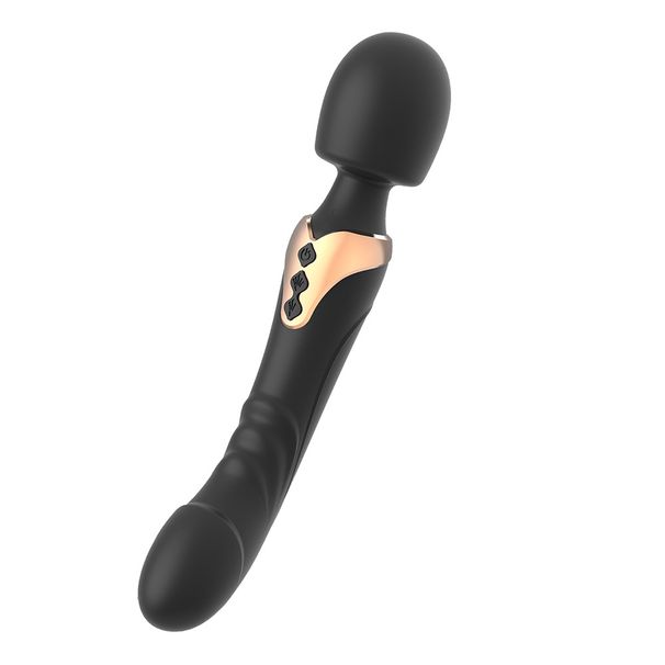 Dildos Vibrator Dual Motor Silicone Av Magic Wand G-spot Sex Toy Powerful Massager For Women Clitoris Stimulator For Adults 18+_voghion.com