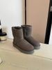Designer Classic Ultra Mini Boots Snow Micro Boot Plateau Kurz Damen Herren Fell Schaffell Tasman Tazz Kastanien Sand Senfsamen Boot_voghion.com