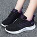 2024 Leisure Soft Sole Sports Breathable Single Flyknit Mesh Running Shoes Female_voghion.com