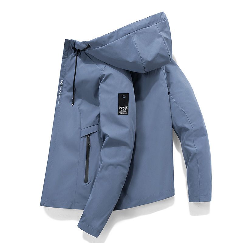 Jacke Jacke 2024 Frühling und Herbst Saison neue koreanische Casual Kapuze Jugend Herren Top Trend_voghion.com