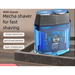 Engine Mecha Shaver Trendy Dual Head Electric Men's Razor Transparent High Power Portable_voghion.com