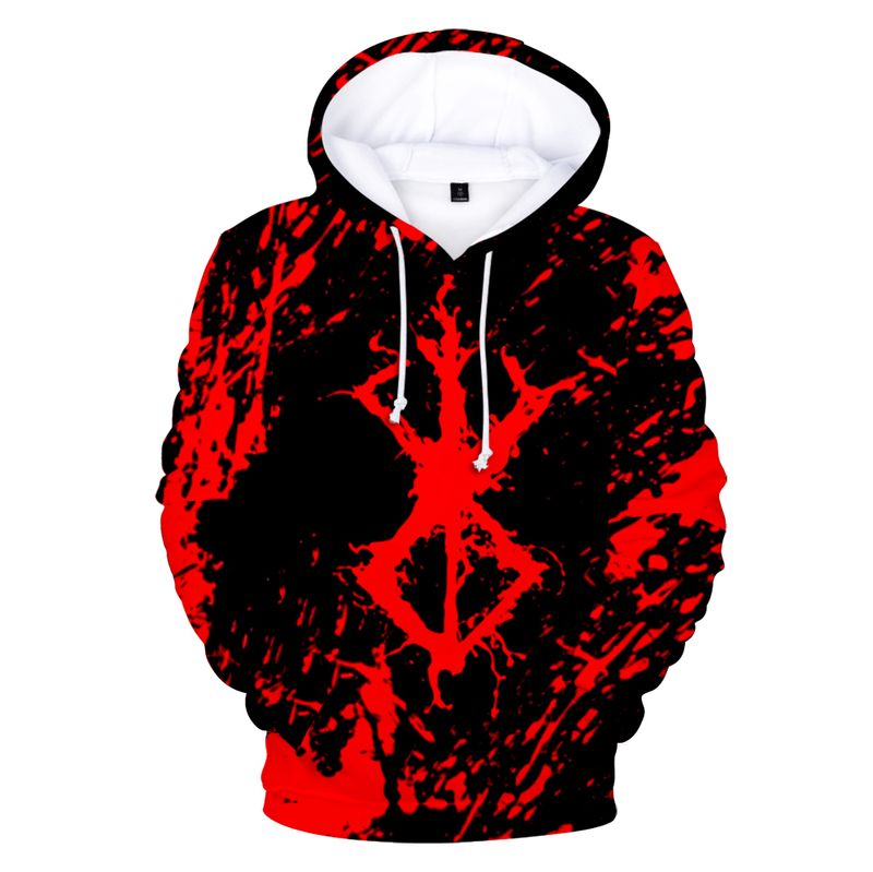 Autumn Hooded 3D Comic Berserk Hoodies Men Sweatshirts Women Unisex Pullovers Fashion Kids Hoody Casual Boys Black_voghion.com