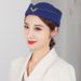New Arrivals Women's Party Cosplay Cap Wool Felt Air Hostesses Beret Airline Stewardess Formal Sailor Uniform Hat Caps Stage_voghion.com