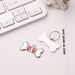 Metal Dog Pet Collar Ornament Zinc Alloy Footprint Bone Pendant Engraved Tag_voghion.com