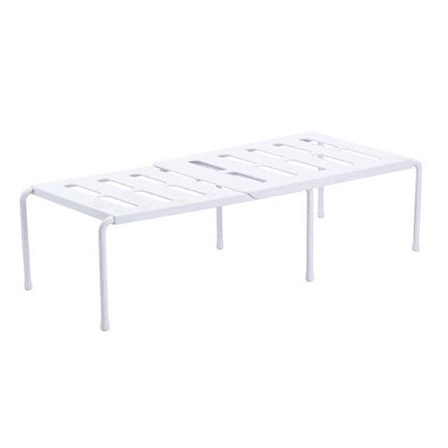 ABS Udtrækkeligt Skostativ Opbevaringshylde Sko Organizer Holder Under Vask Opbevaringsstativ Skab Organizer Husstand_voghion.com