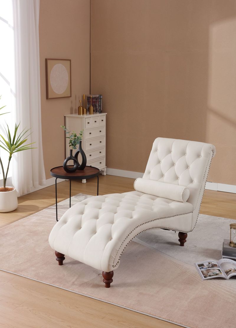 Upholstered Indoor Chaise Lounge,Medieval Chaise Longue_voghion.com