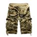 2024 Neue große Herren-Camouflage-Cargo-Shorts mit mehreren Taschen und lockerer, lässiger 5/10-Shorts_voghion.com