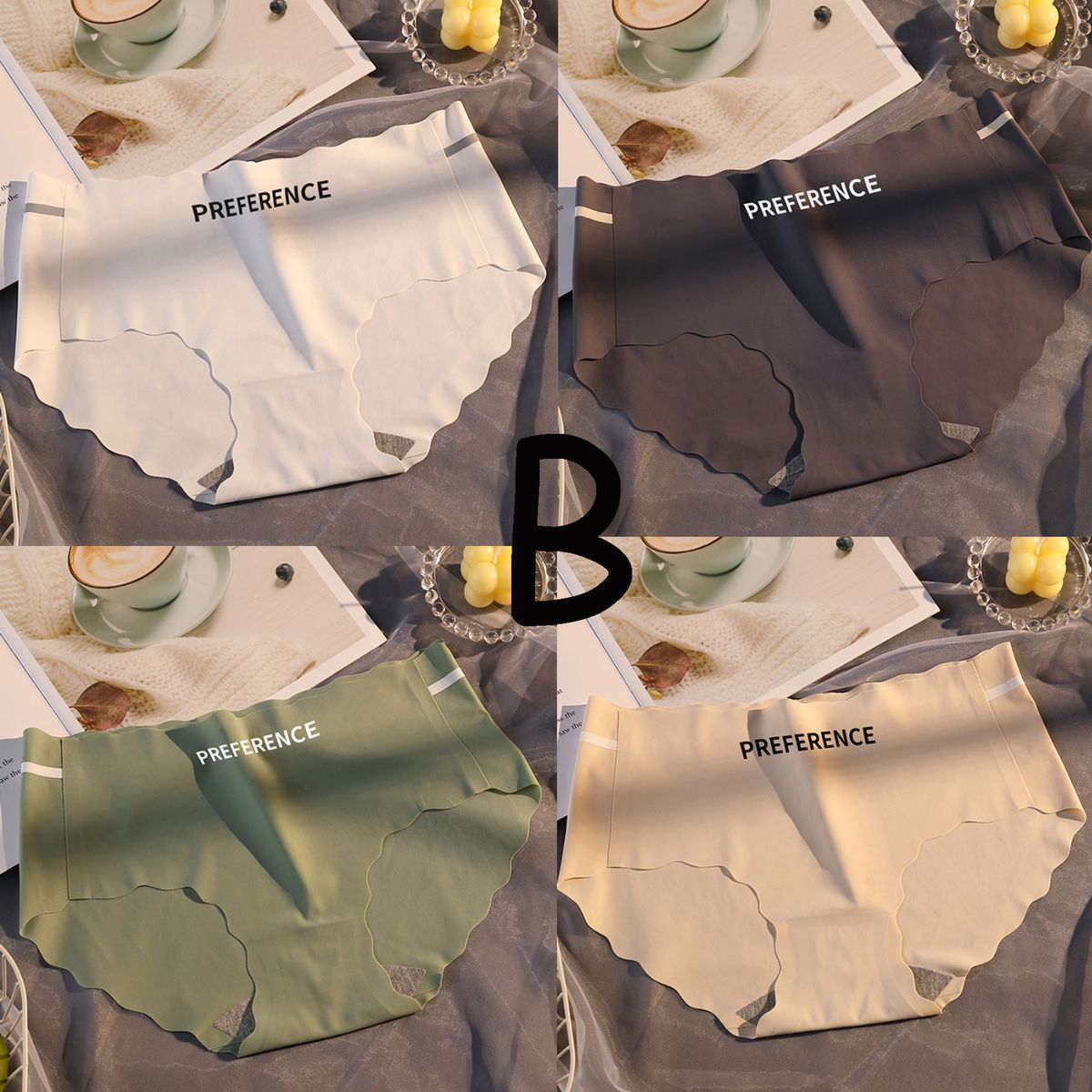 4 pezzi di seta del ghiaccio, biancheria intima da donna, cotone, nessuna traccia, cavallo sottile, supporto transfrontaliero, una generazione di capelli_voghion.com