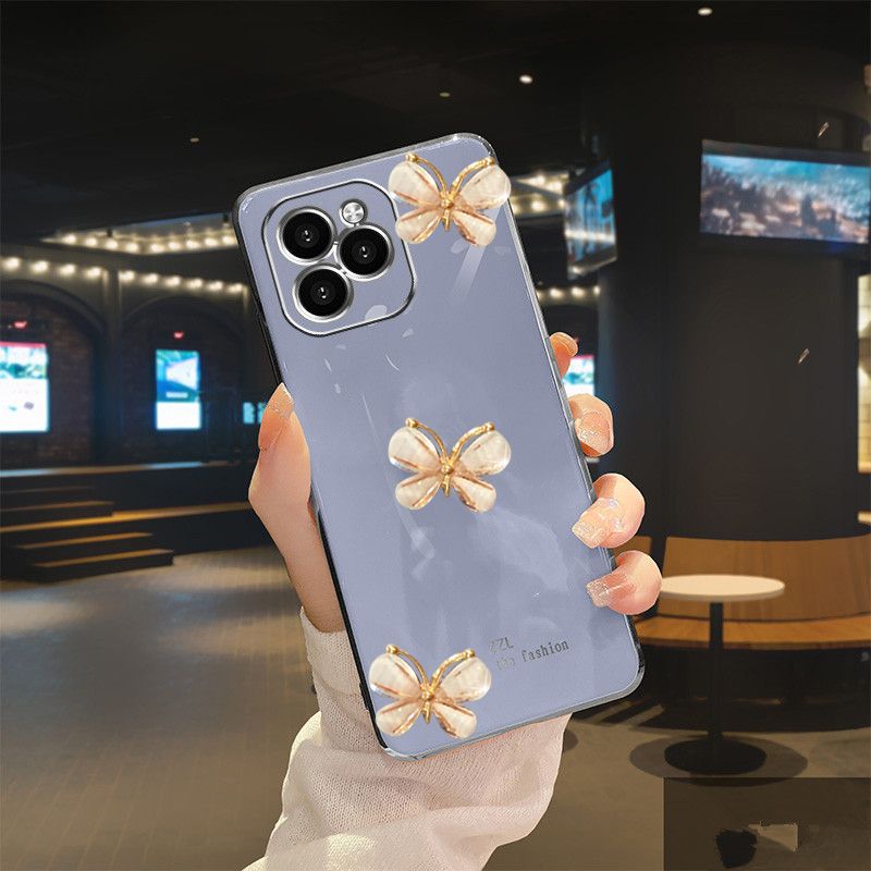 3D Schmetterling Weiche Silikon Telefon Fall Für oppo realme 8 5g realme8 v15 v13 v11 v5 gt realme XT realme GT NEO2 überzug Ba_voghion.com
