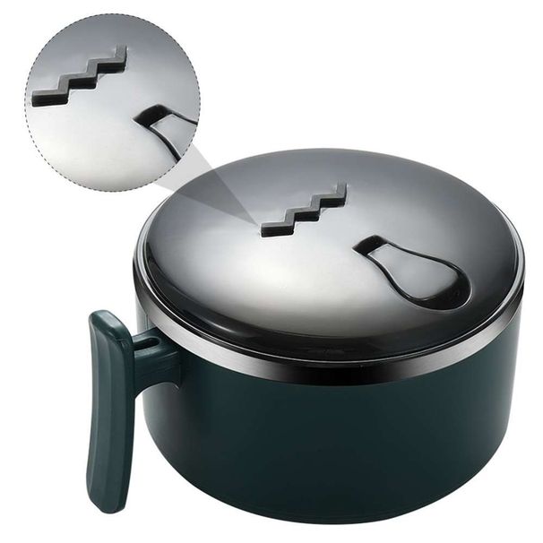1Pc Instant Noodle Bowl Safe Nice Chic Gift Cutlery Tableware Container_voghion.com