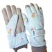 001 Ski Gloves Older Children And Women, Bear Design, Winter Fleece-Lined, Thickened, Warm, Touchscreen, Windproof, Suitable_voghion.com