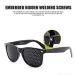 Designer Fashion Relieve Pinhole Men Corrective Anti-Fatigue Myopia Bril Leesbril Zwart Frame Beschermer Oogzicht_voghion.com