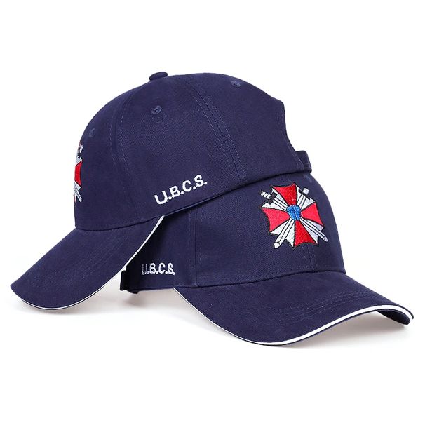 Nuovo berretto da baseball da uomo alla moda con ombrello e ricamo, cappello da papà estivo, berretto da camionista regolabile, personalità e coplay_voghion.com