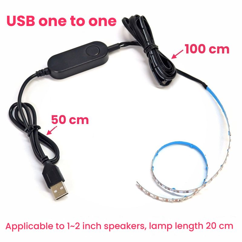Audio RGB Pickup Ambient Light Computer Desktop Speaker Speaker Creative LED Music Rhythm Sound Control Sensor Decoration_voghion.com